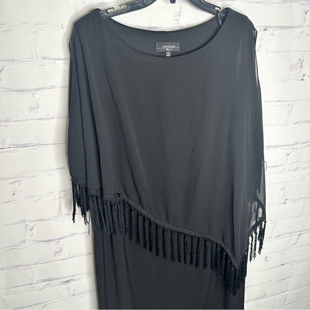 R&M Richards size 14W black dress - brand new with tags!